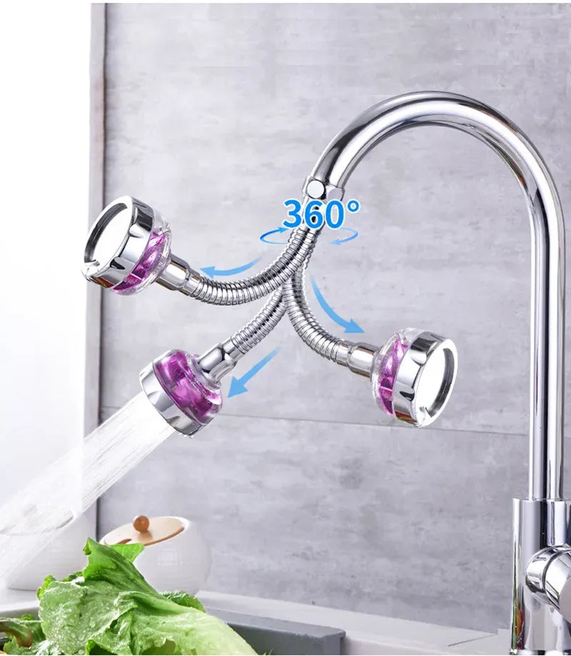 Faucet Splashproof Kitchen Home Shower Universal Joint Extender